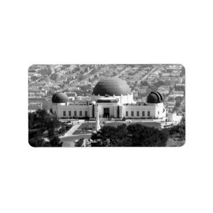 Griffith-Observatorium Adressaufkleber