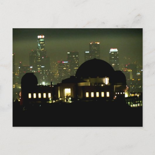 Griffith Observatorium Postkarte (Vorderseite)
