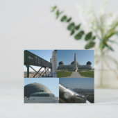 Griffith Observatory Collage Postcard Postkarte (Stehend Vorderseite)