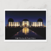 Griffith Observatory, Los Angeles California Postkarte (Vorderseite)