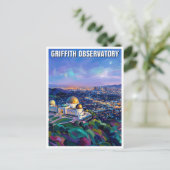 Griffith Observatory Postkarte (Stehend Vorderseite)