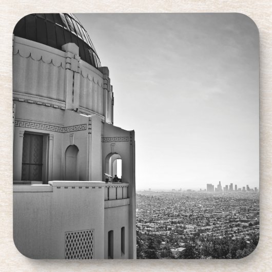 Griffith Observatory und Downtown Los Angeles Getränkeuntersetzer (Vorderseite)