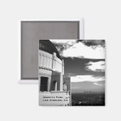Griffith Park B/W Magnet (Vorderseite/Rückseite)