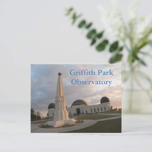 Griffith Park Observatorium Postkarte (Stehend Vorderseite)