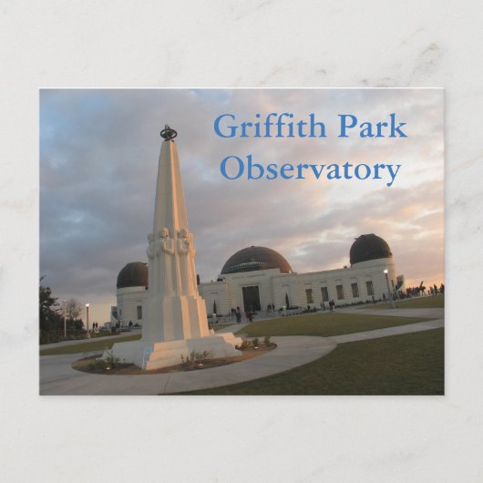 Griffith Park Observatorium Postkarte (Vorderseite)