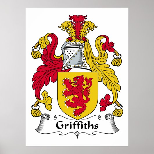 Griffiths Familienwappen Poster (Vorne)