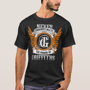 Griffiths Name Shirt Unterschätzt nie den Power