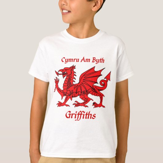 Griffiths Waliser Drache T-Shirt (Vorderseite)