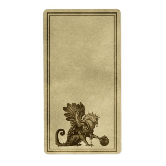 Griffon Apothecary Label (Vorne)