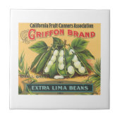 Griffon Brand Lima Beans Fliese (Vorderseite)