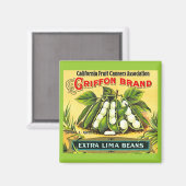 Griffon Brand Vintag Crate Label Magnet (Vorderseite/Rückseite)