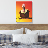 Griffon-Geier Leinwanddruck (Insitu (Schlafzimmer))
