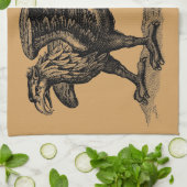 Griffon / Greif Geschirrtuch (Gefaltet)