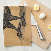 Griffon / Greif Geschirrtuch (Viertel Falte)