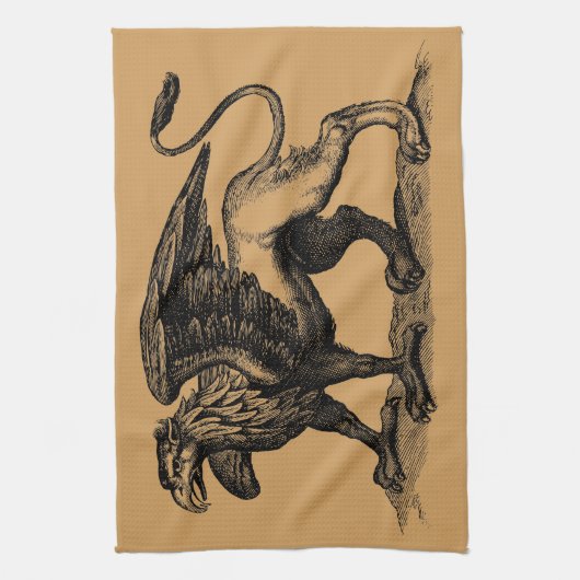 Griffon / Greif Geschirrtuch (Vertikal)