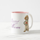 Griffon Heart Mama Zweifarbige Tasse (VorderseiteRechts)
