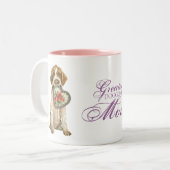 Griffon Heart Mama Zweifarbige Tasse (Vorderseite Links)