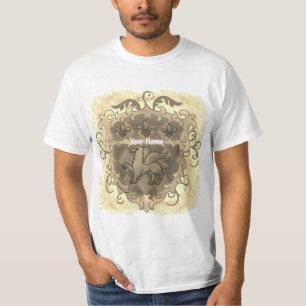 Griffon Shield-Nachname T-Shirt