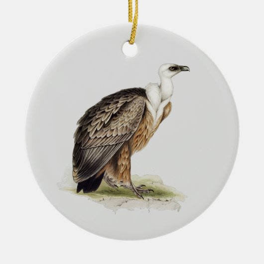 Griffon Vulture Tree Keramik Ornament (Vorne)