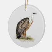 Griffon Vulture Tree Keramik Ornament (Links)
