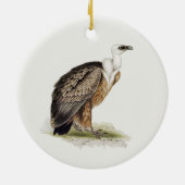 Griffon Vulture Tree Keramik Ornament (Hinten)