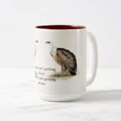Griffon Vulture Zweifarbige Tasse (VorderseiteRechts)