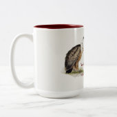 Griffon Vulture Zweifarbige Tasse (Links)
