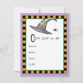 Griffon Witch Einladung (Rückseite)