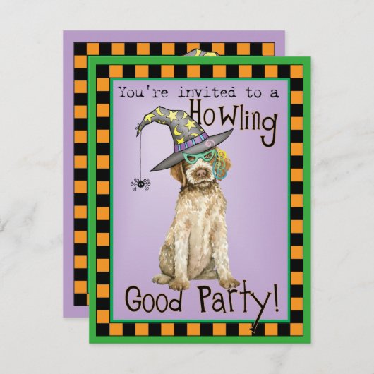 Griffon Witch Einladung (Vorne/Hinten)