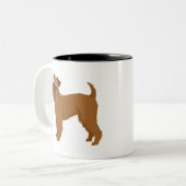 Griffon Zweifarbige Tasse (Vorderseite Links)
