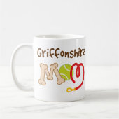 Griffonshire Hundezucht-Mama-Geschenk Kaffeetasse (Links)