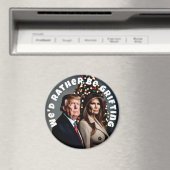 Grifting Trump and Melania Christmas Magnet (In Situ (Geschirrspüler))