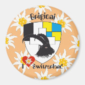 Grigioni Svizzera Magnet (Vorne)