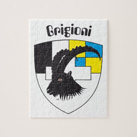 Grigioni Svizzera Puzzles (Vertikal)