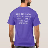 Grigne Gàidhlig Ghlaschu T - Shirt (Rückseite)