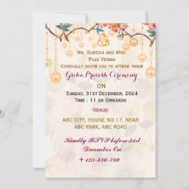 Griha Pravesh Einladungen