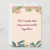 Grihapravesh Zeremonie Einladung (Rückseite)