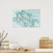 Grijalva & Cuilco 20 x 30 Poster (Küche)