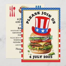 Grill / 4. Juli / etc. Einladung