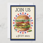 Grill / 4. Juli / etc. Einladung (Vorderseite)