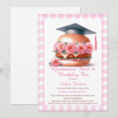 Grill and Chill Graduation Party Invitation Einladung (Vorne/Hinten)