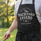Grill Apron "Backyard Legend" mit individuellem Na Schürze