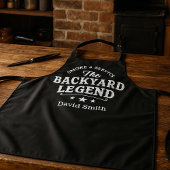 Grill Apron "Backyard Legend" mit individuellem Na Schürze