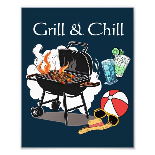 Grill & Chill Fotodruck (Vorne)