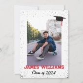 Grill & Chill GRILLEN Graduation Party Open House Einladung (Rückseite)