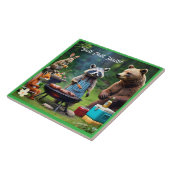 "Grill, Chill, Wild" Fliese (Seite)