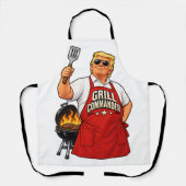 Grill Commander Barbecue Kochfest Schürze (Vorderseite)