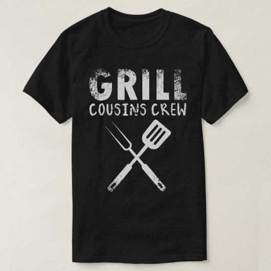 Grill Cousins Crew GRILLEN Wiedersehen Funny GRILL T-Shirt (Design vorne)