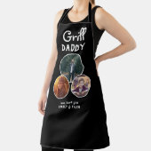 Grill Daddy Modern Oval 3 Foto Vatertag Schürze (InSitu)