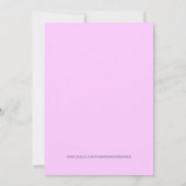 Grill-Dusche des Baby-Q, niedlich Einladung (Rückseite)